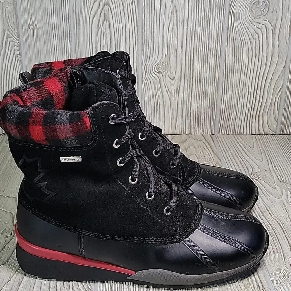 Cougar Suede Waterproof Canada Totem Duck Toe Boots Womens Size 8